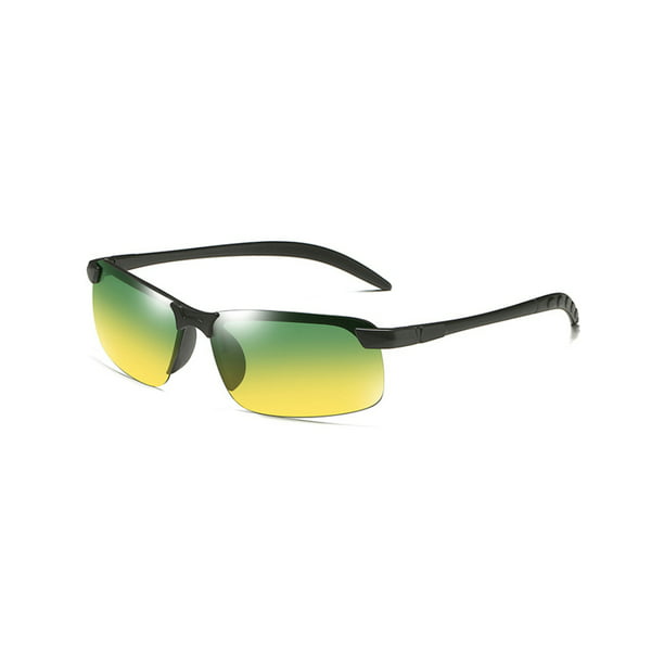 Men Women Sunglasses Large Frame Night Vision Goggles Car Drivers Eyewear UK